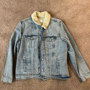 Sherpa Lined Denim Jacket